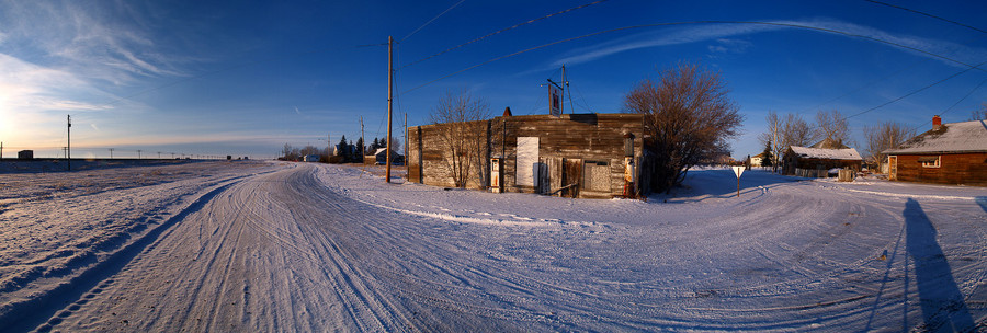 Country Gas Winter : All Panoramas : Saskatchewan Panoramas