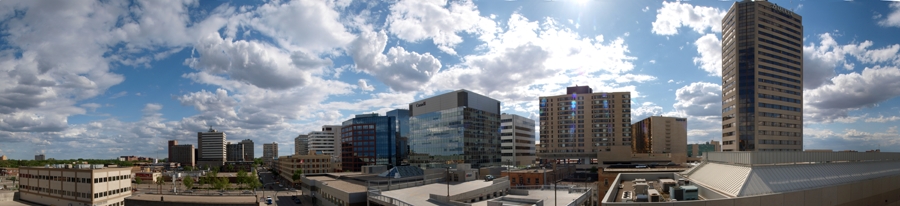 Downtown Regina from Hamilton Street and Saskatchewan Drive : All Panoramas : Saskatchewan Panoramas