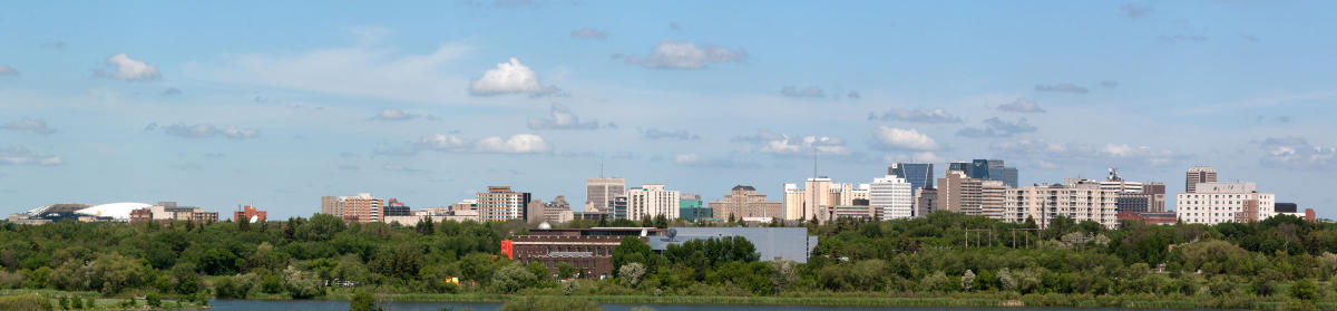 Regina Skyline 2016 with new Mosaic Stadium : All Panoramas : Saskatchewan Panoramas
