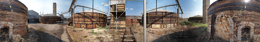 Claybank Brick Factory A : All Panoramas : Saskatchewan Panoramas