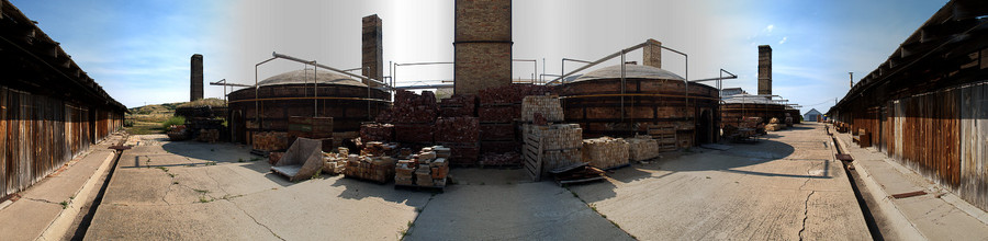 Claybank Brick Factory B : All Panoramas : Saskatchewan Panoramas